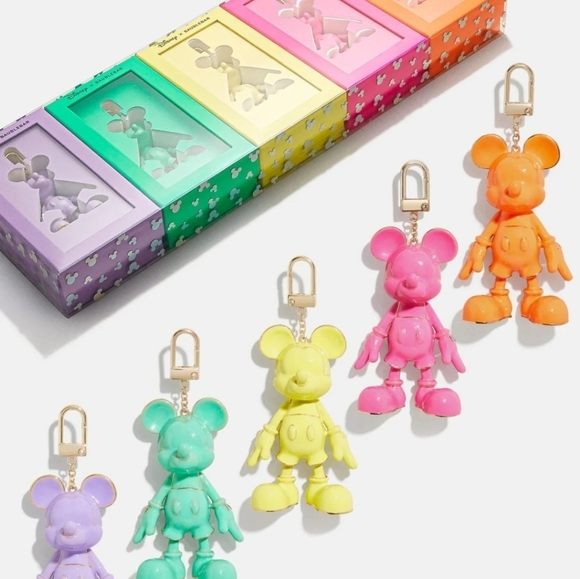 🔹️BAUBLEBAR🔹️ Disney Mickey Mouse Monochromatic green Bag Charm Key Chain ✨️💚 - Picture 2 of 3